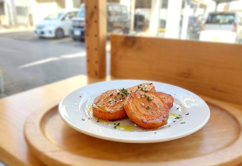 ニンジンのステーキ