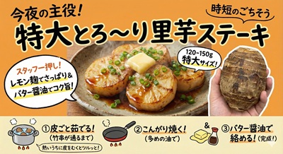 サトイモステーキ